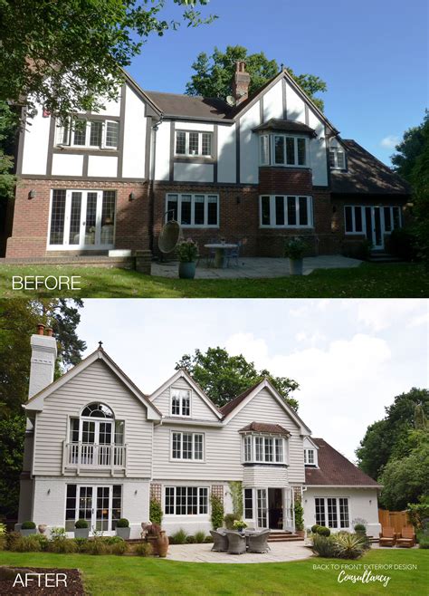 remodel tudor exterior before and after minnesota|tudor style exterior home renovation.